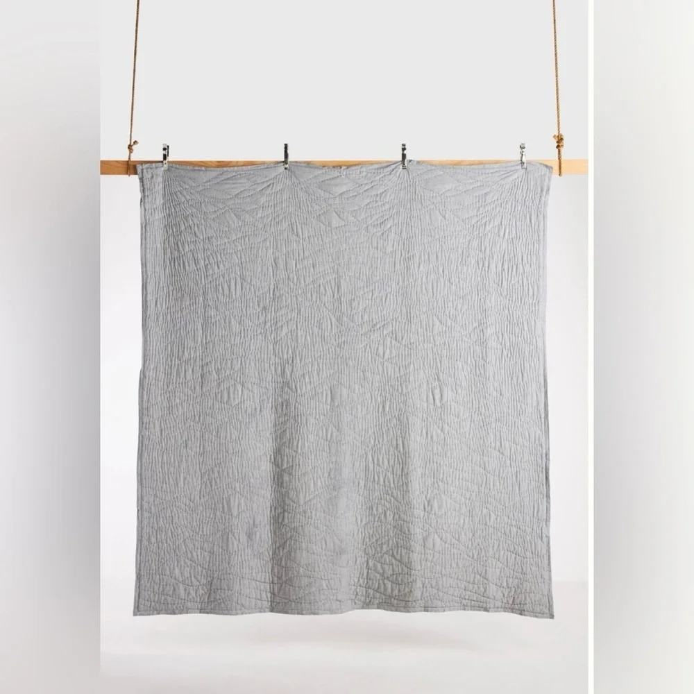 Anthropologie Alora Cotton Cashmere Quilt Size Cal King NIP